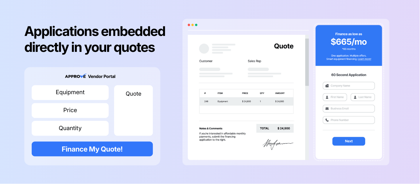 Finance My Quote Overview